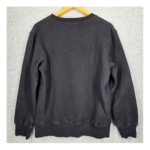 A BATHING APE (BAPE) BLACK COLLEGE CREWNECK 1ST CAMO APE HEAD LOGO – SIZE LARGE - Picture 2 of 10